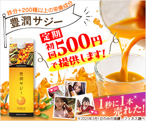 豊潤サジー（初回500円定期）