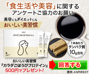 カラダごほうびプロテイン（500円モニター）